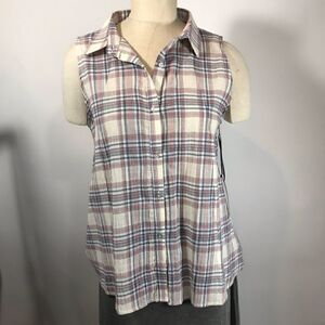 Doe & Rae Sleeveless Tunic, Sz M